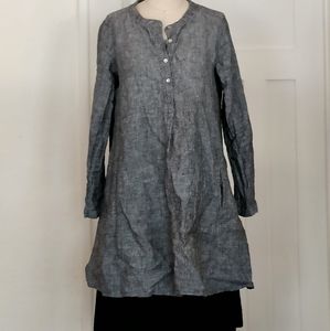 Tahari linen tunic top